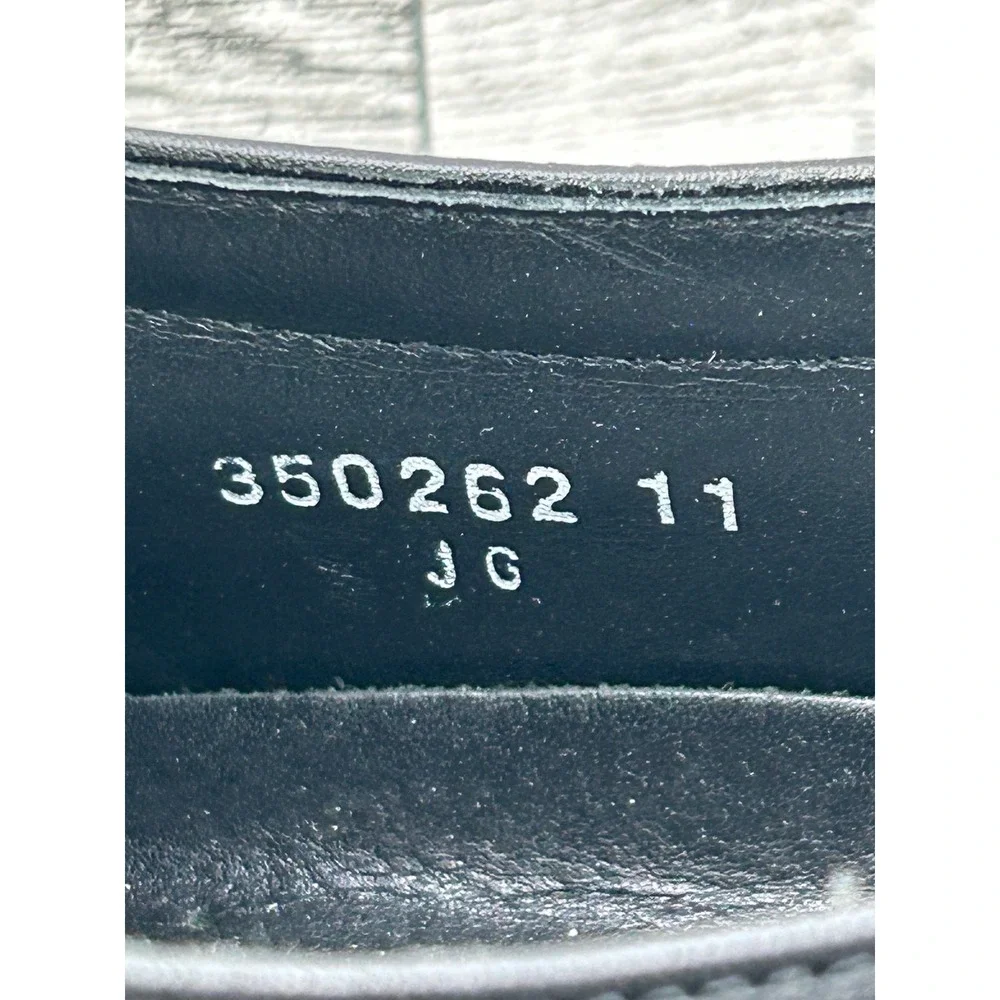 Florsheim Comfortech DM2 Men Sz 12D Black Leather Bicycle‎ Toe Oxfords 18291-01